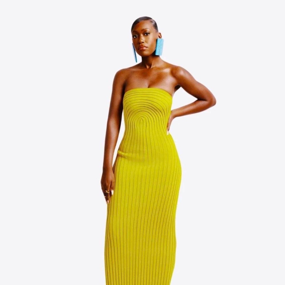 Hanifa Roxi Knit Tube Maxi (M)
